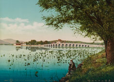 Beijing. Summer Palace, 17-Arches Bridge, circa 1890