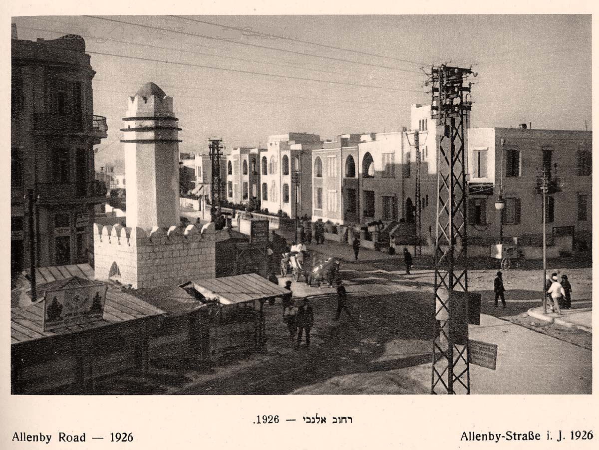 Tel Aviv. Allenby Road, 1926