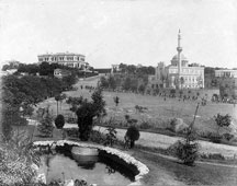 Istanbul. Yildiz-Saray and the Blue Mosque