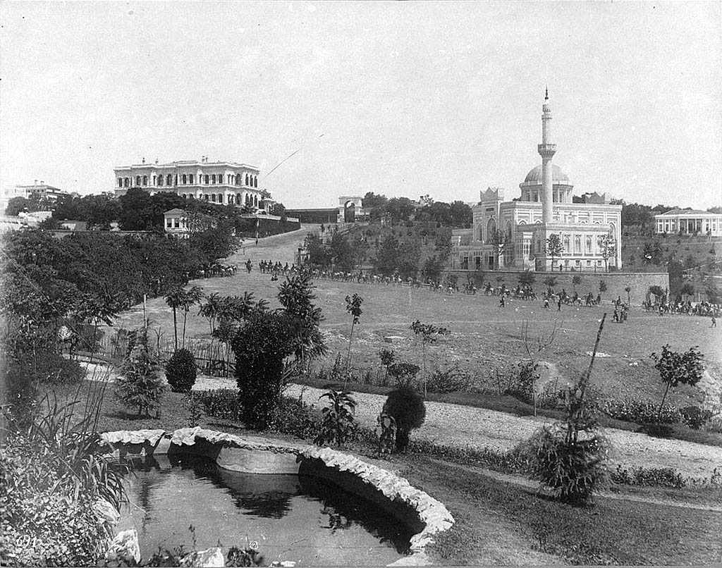 Istanbul. Yildiz-Saray and the Blue Mosque