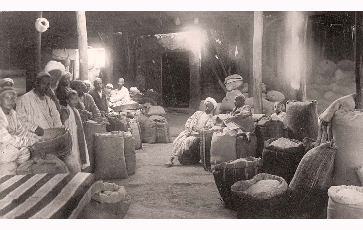 Bukhara. Rice market