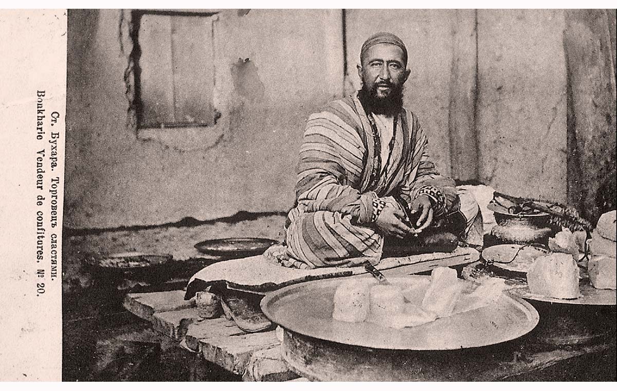 Bukhara. Sweets seller