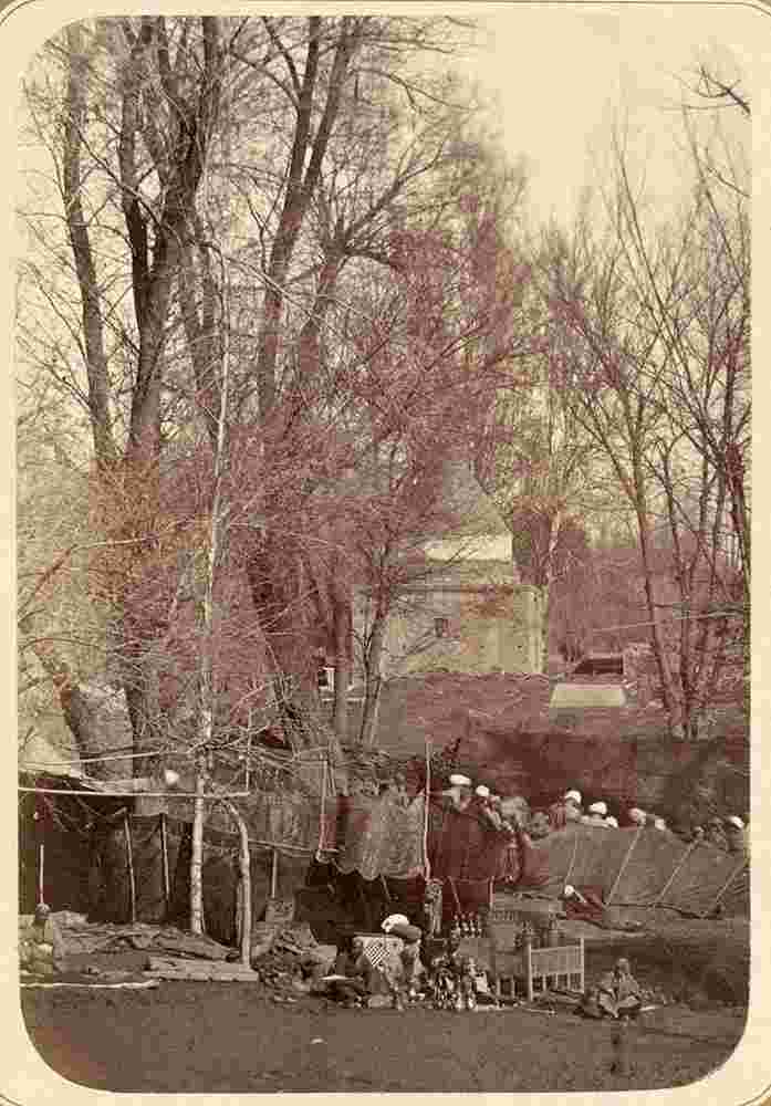 Tashkent. Feast of the Sacrifice, tea house, between 1865 and 1872