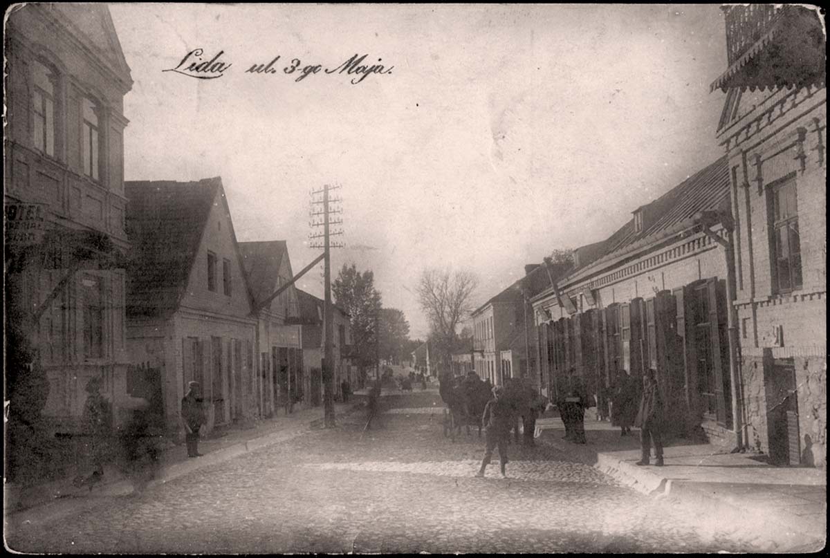 Lida. Kamenskaya street (3rd May street), 1937