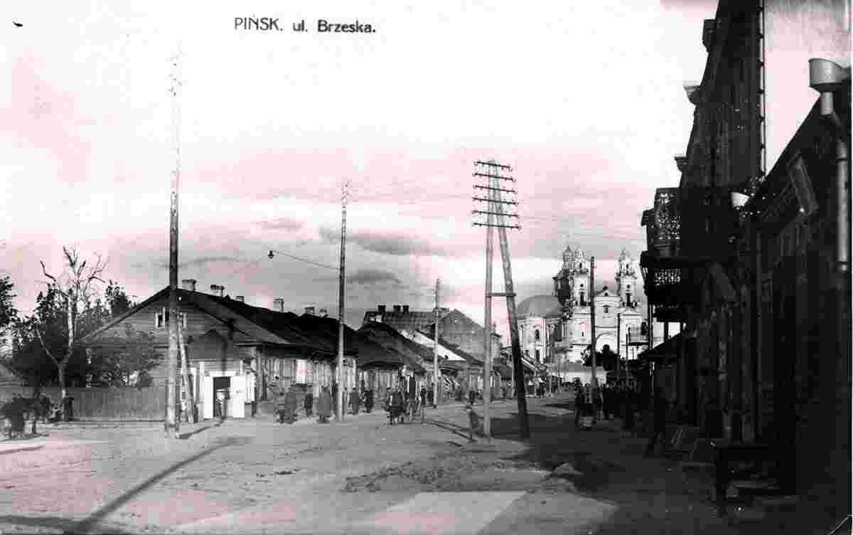 Pinsk. Brestskaya street, 1917