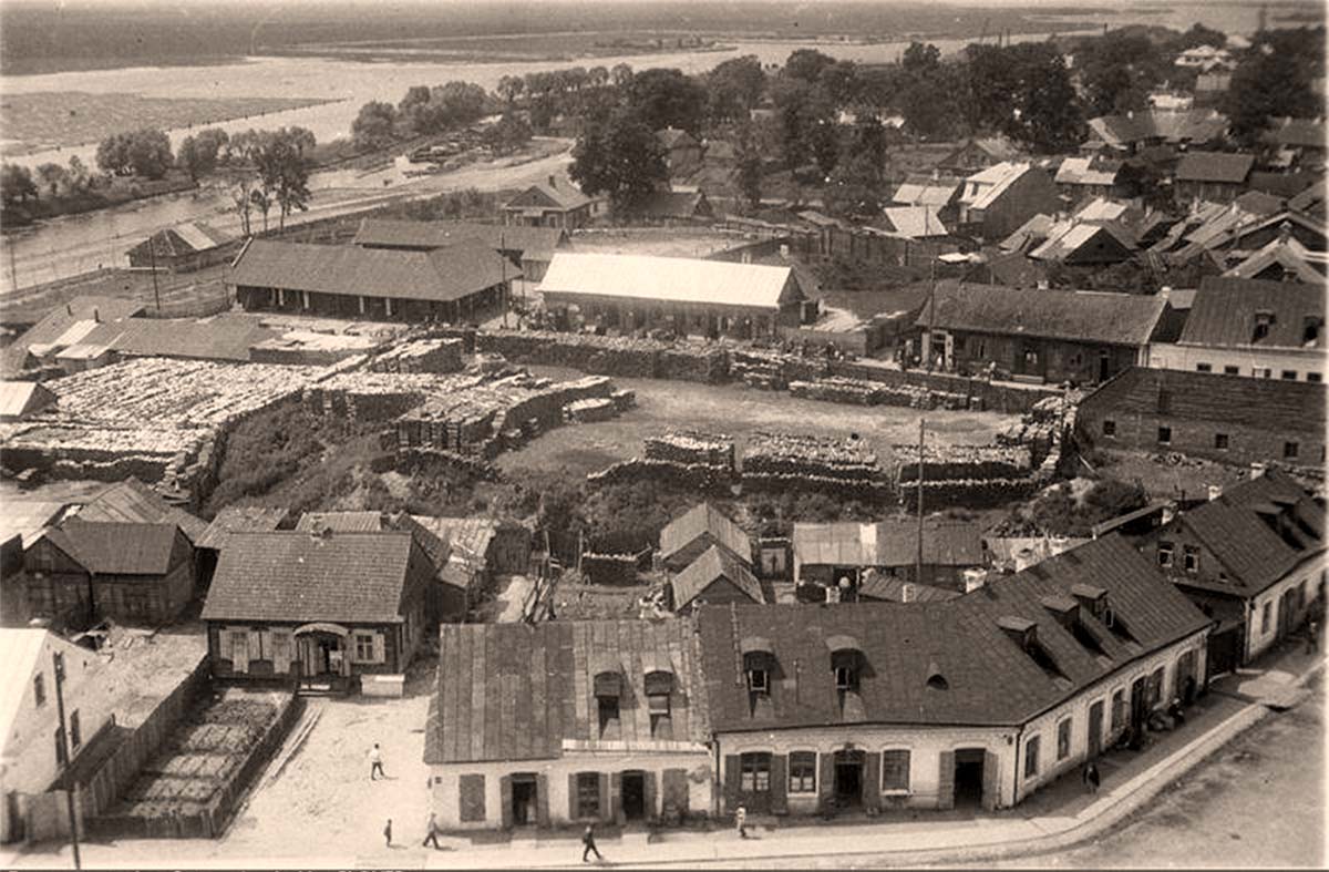 Pinsk. Firewood market, 1935