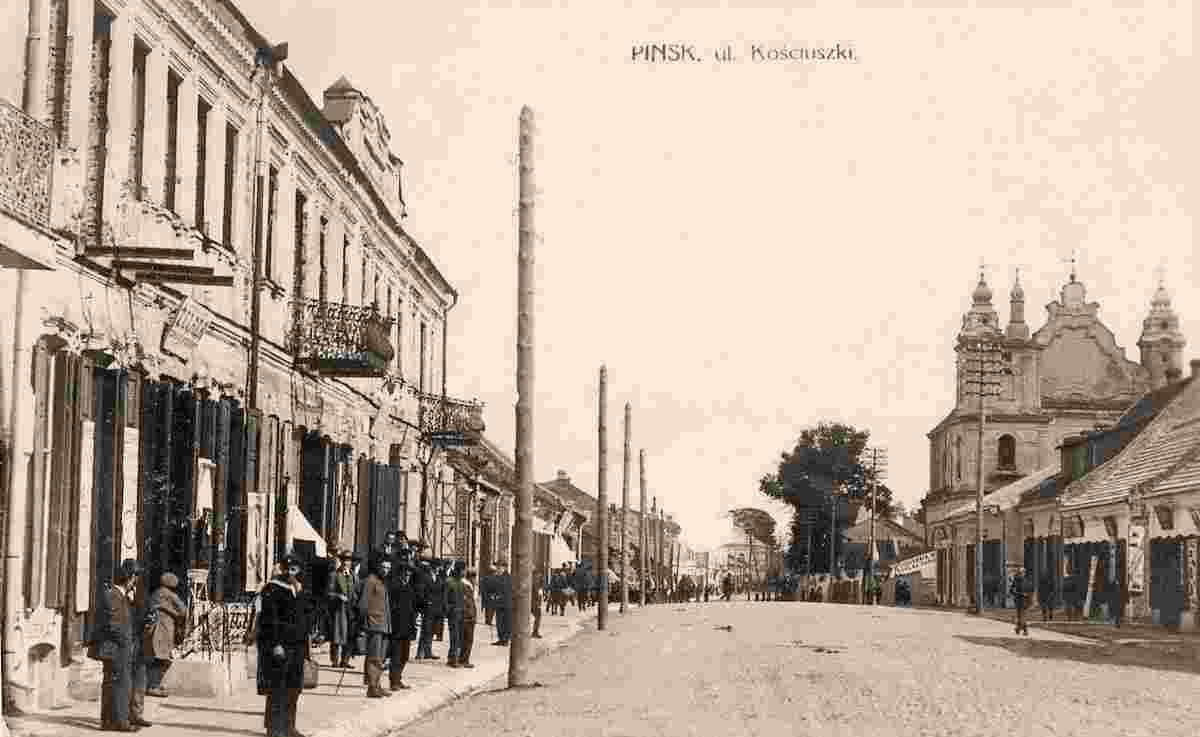 Pinsk. Kosciuszko Street, 1920