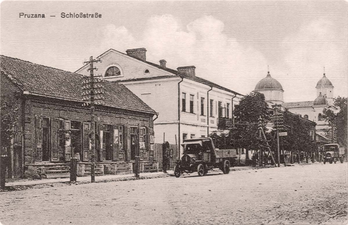Pruzhany. Castle street, 1916