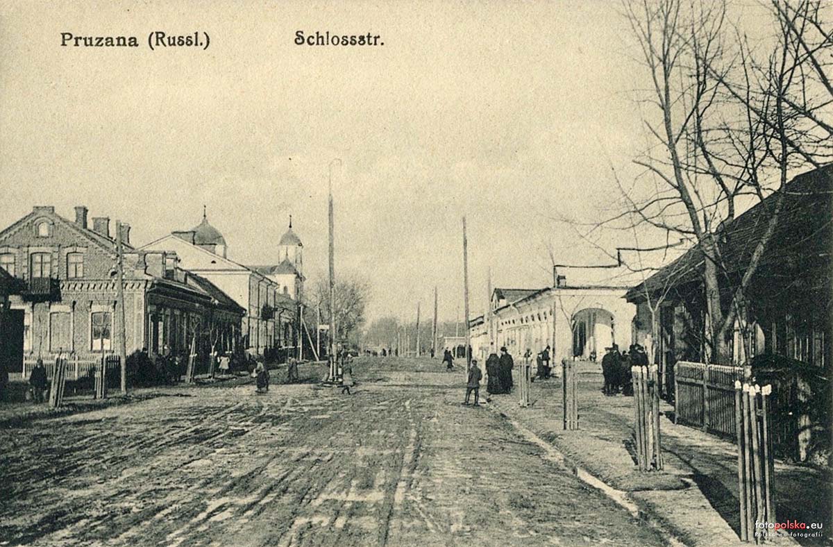Pruzhany. Castle street, 1916