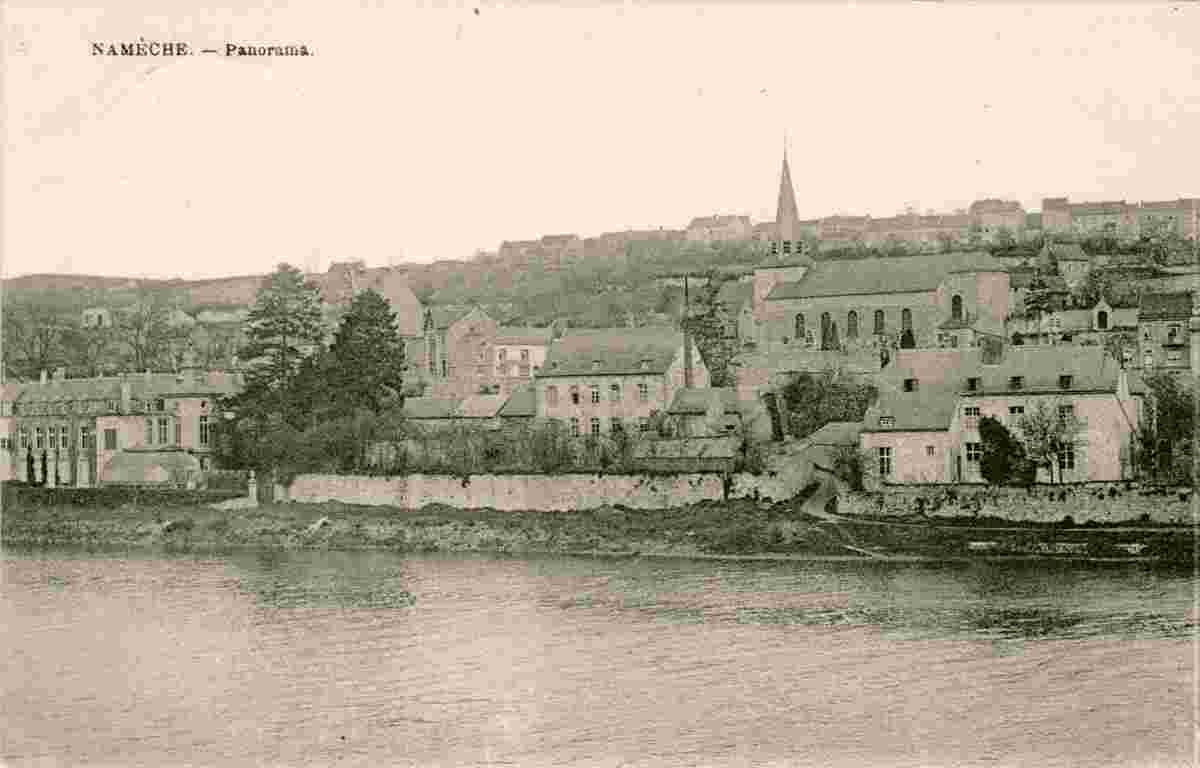 Andenne. Namêche - Vue Panoramique, 1925