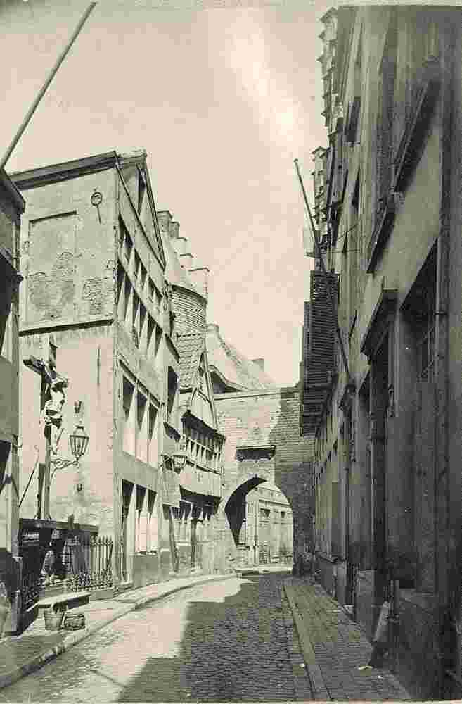 Antwerpen. Panorama de Rue