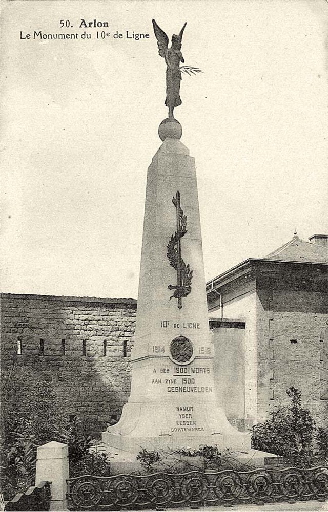 Arlon. Le Monument du 10e de Ligne