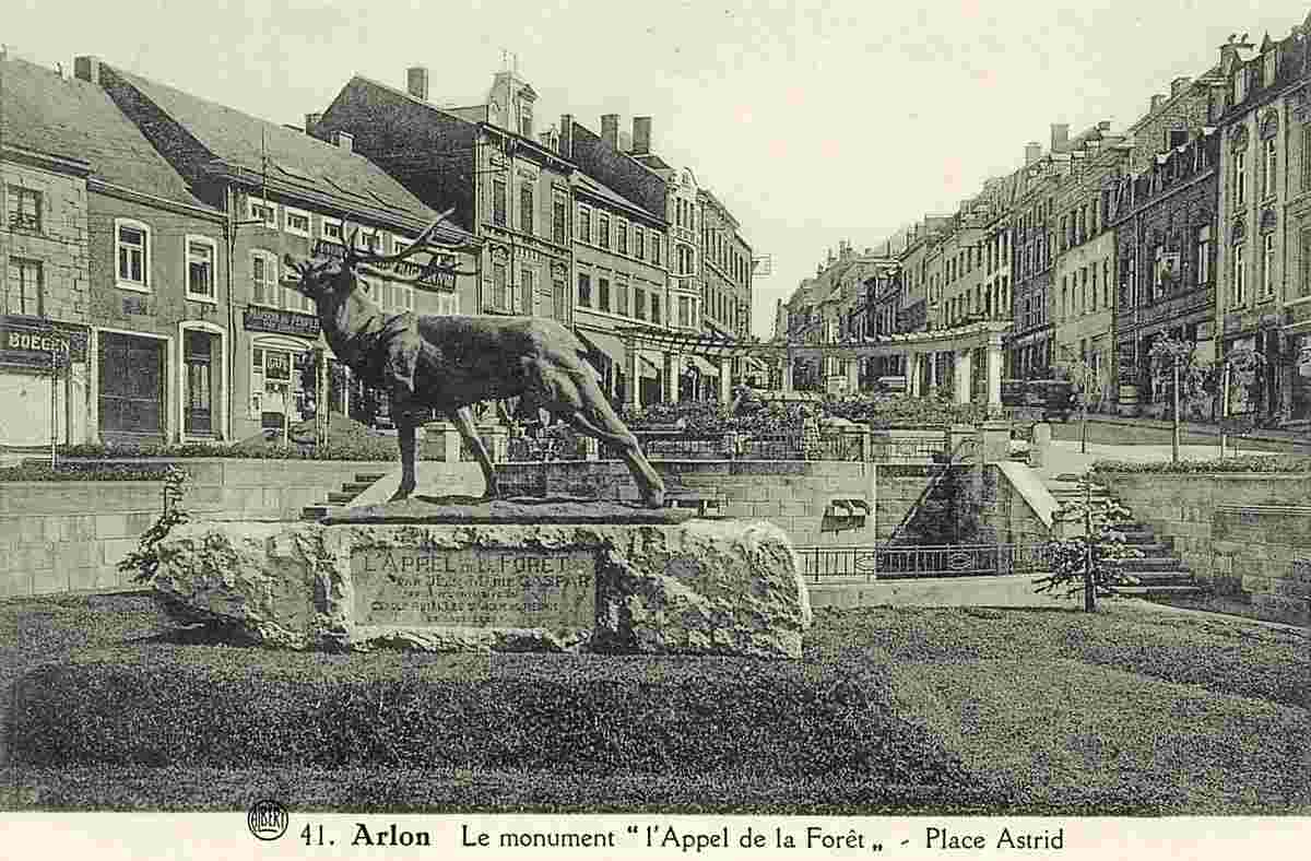 Arlon. Le Monument 'l'Appel de la Forêt'