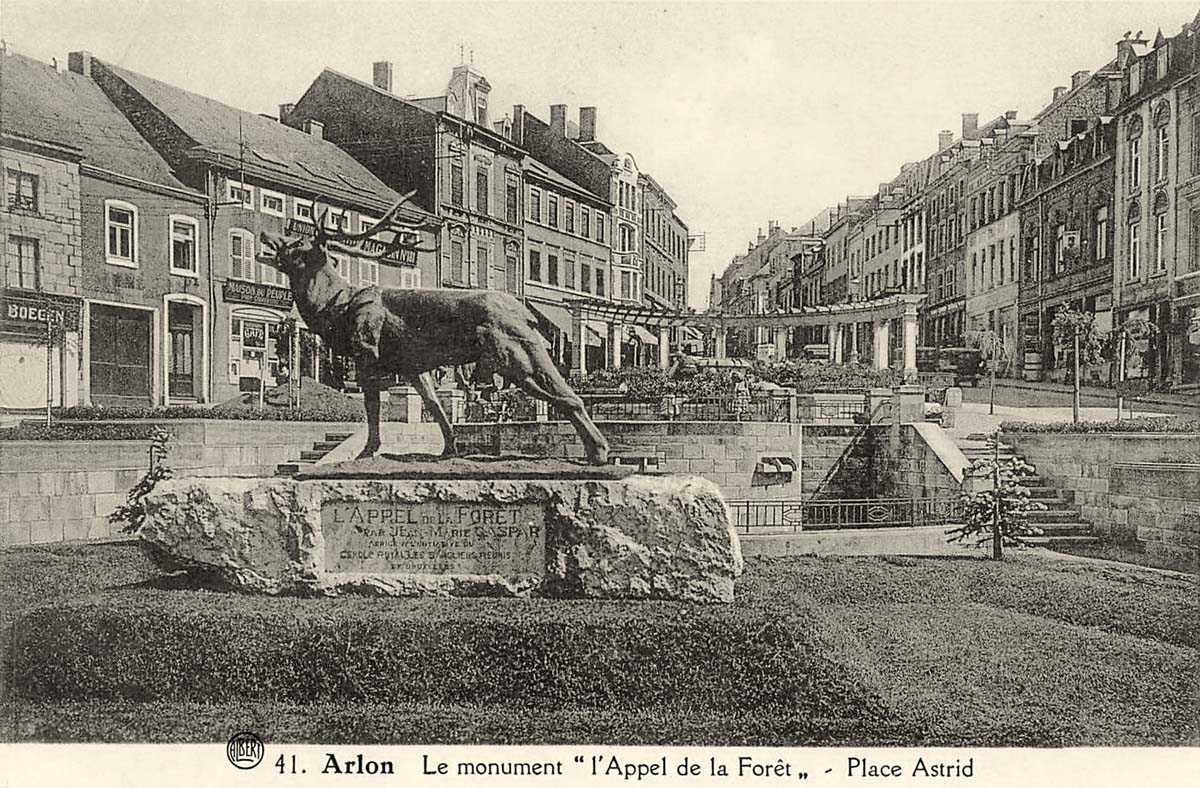 Arlon. Le Monument 'l'Appel de la Forêt'