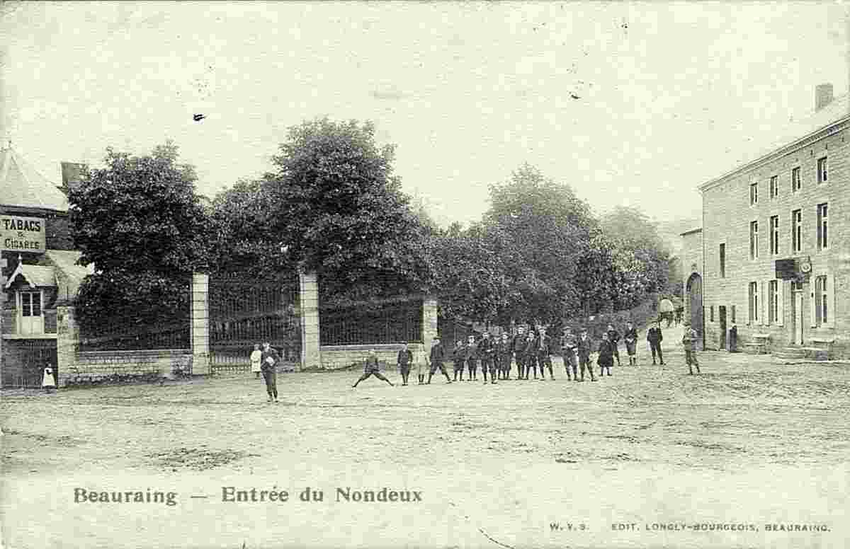 Beauraing. Entrée du Nondeux
