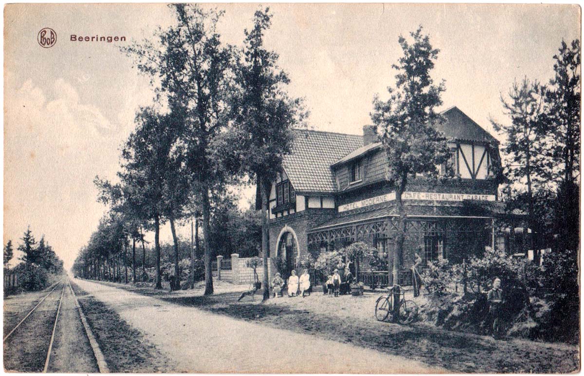 Beringen. Hotel Moderne - Cafe-Restaurant, Garage