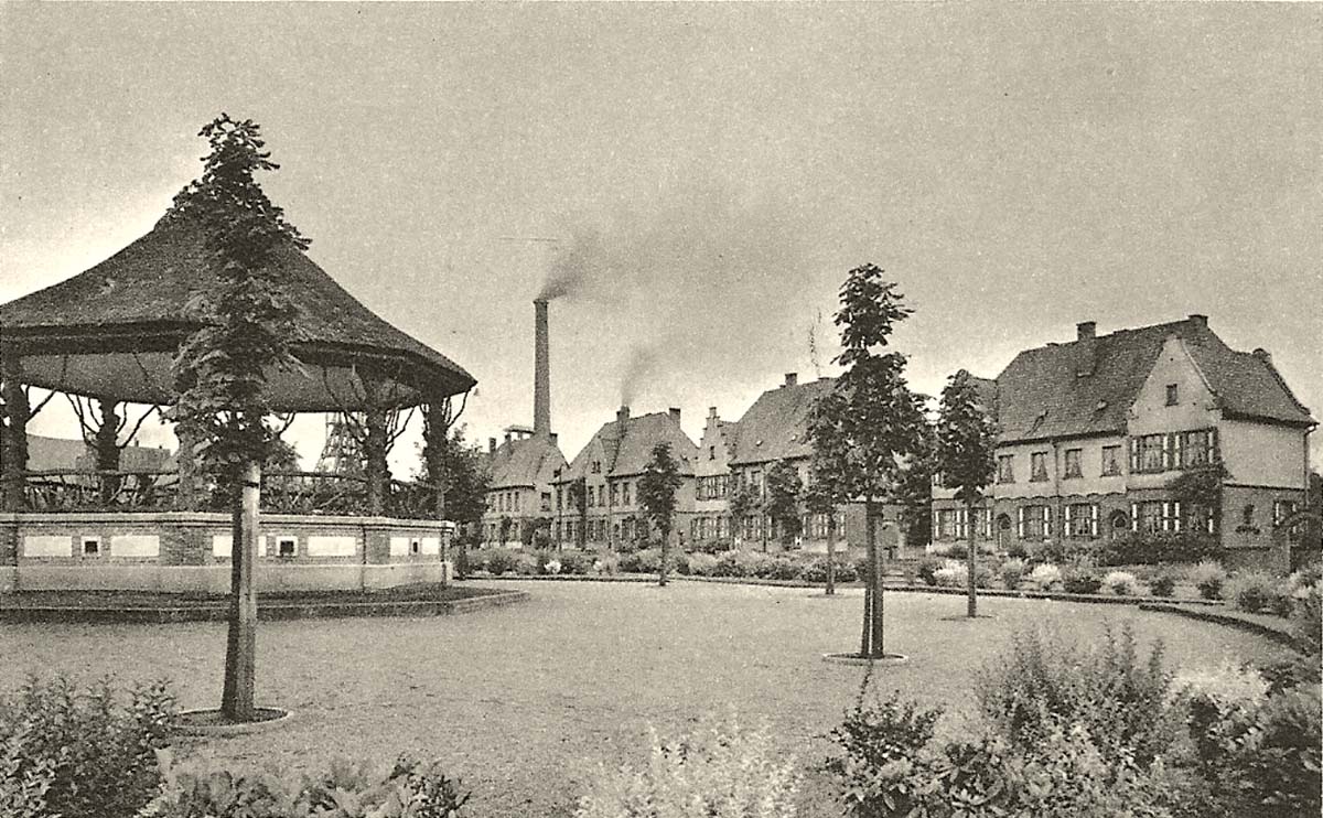 Beringen. Coal mines, The office worker district