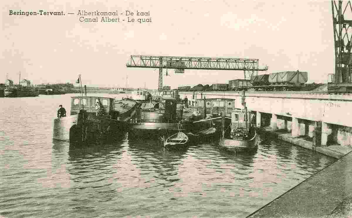 Beringen. Tervant, Canal Albert - Le Quai