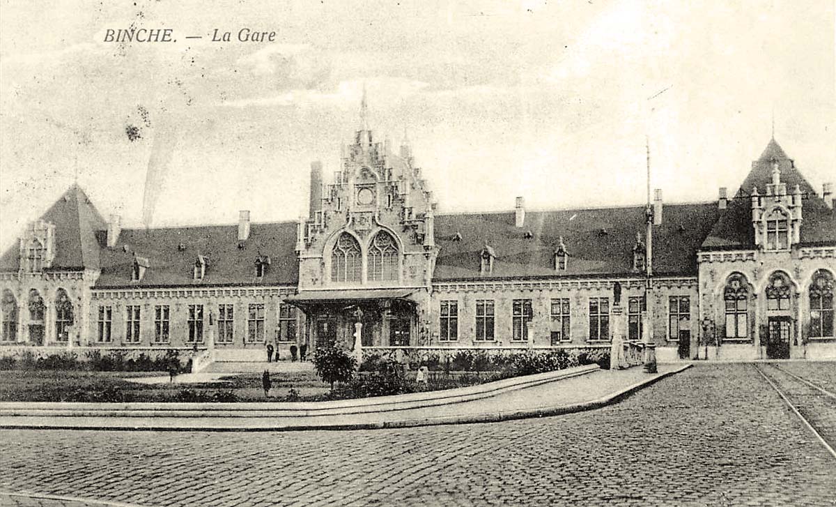 Binche. La gare et le Square