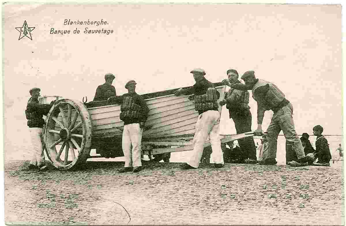 Blankenberge. La Barque de Sauvetage