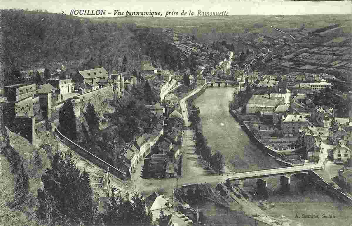 Bouillon. Vue Panoramique, prise de la Ramonette