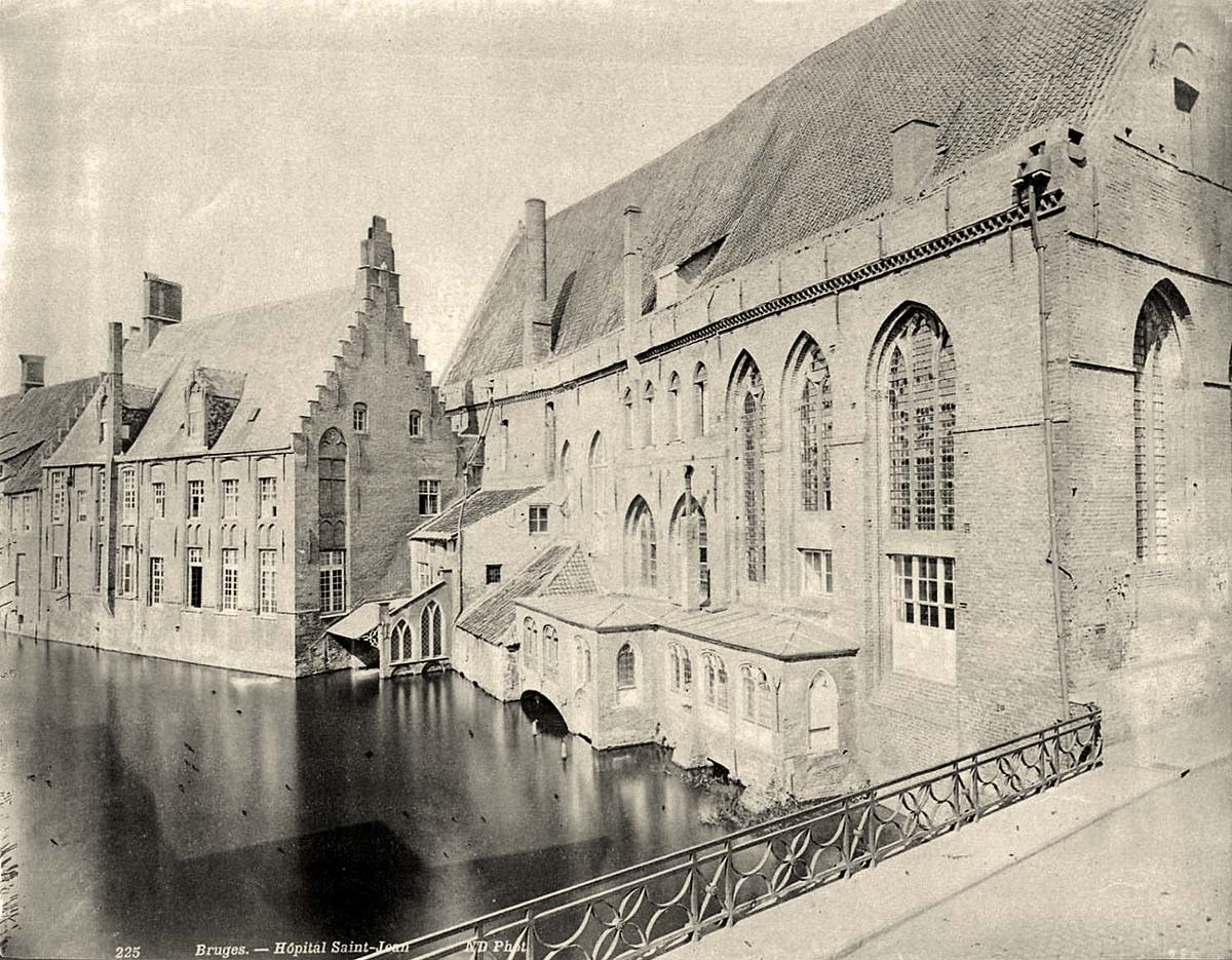 Bruges (Brugge). Hôpital de Saint Jean