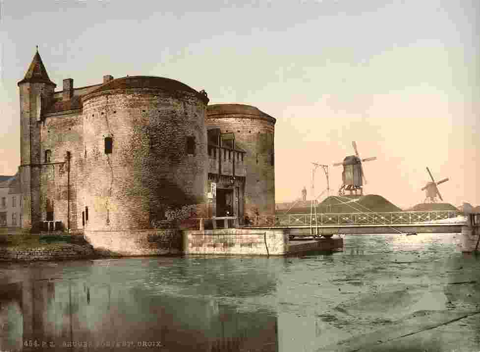 Bruges. Porte de Sainte-Croix, 1890