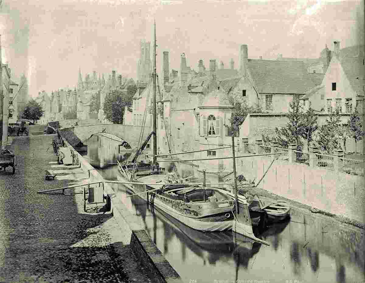 Bruges. Quai du Rosaire