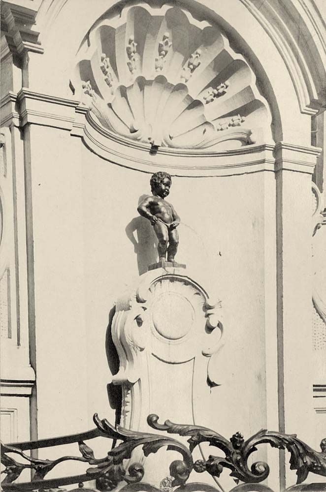 Bruxelles (Brussel). Manneken-Pis (Jérôme Duquesnoy l'Ancien)