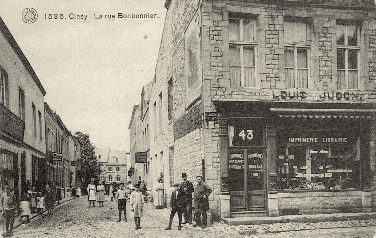 Ciney. La rue Bonbonnier