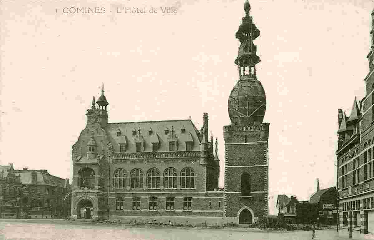 Comines-Warneton. L'Hôtel de Ville