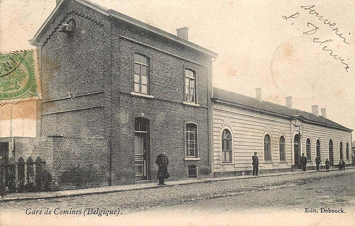 Comines-Warneton (Komen-Waasten). La Gare