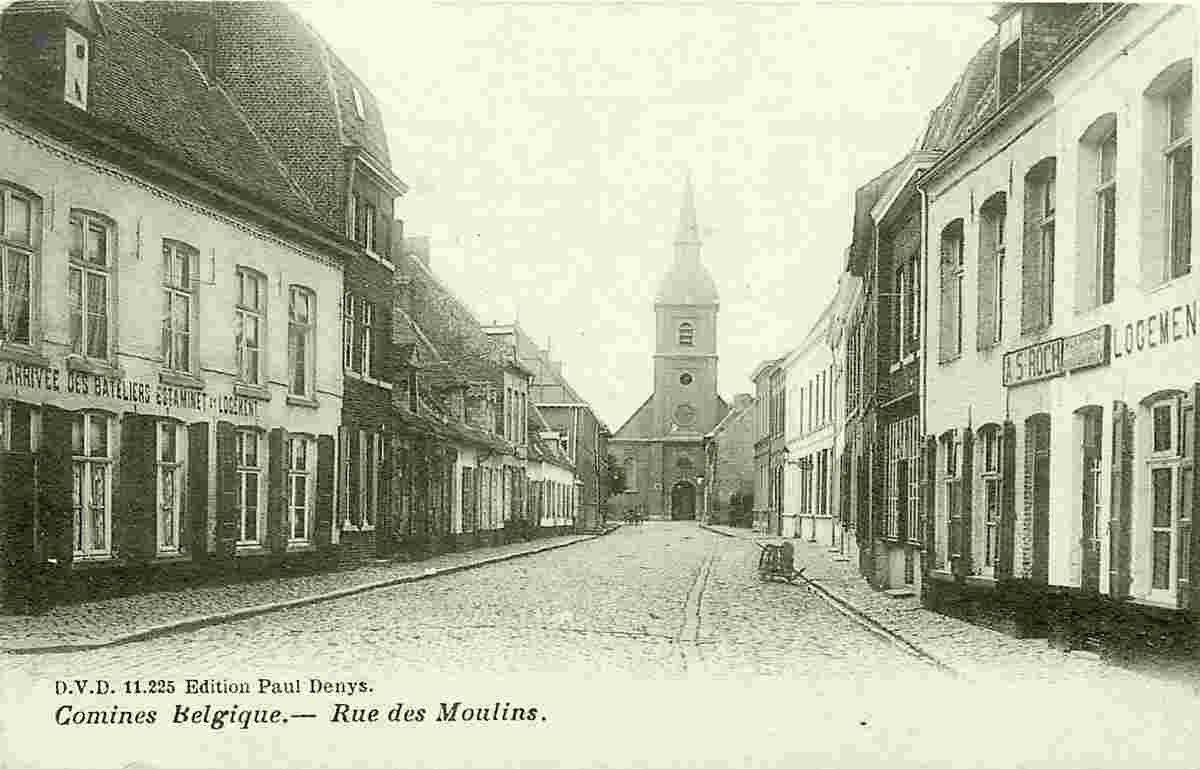 Comines-Warneton. Rue des Moulins