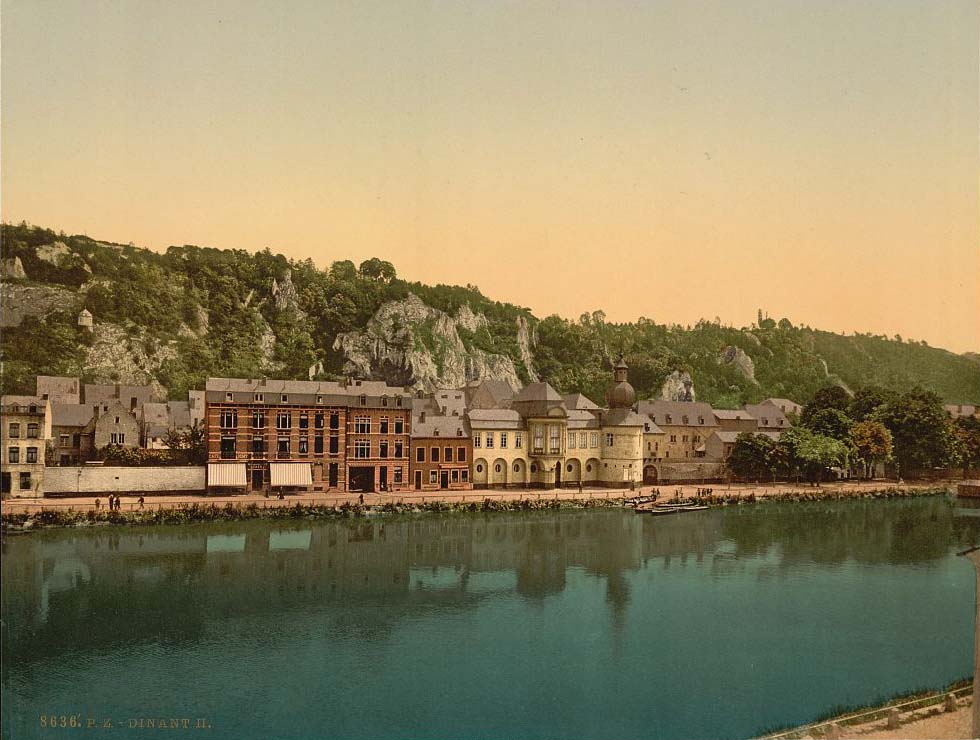 Dinant. Panorama de la ville, 1890