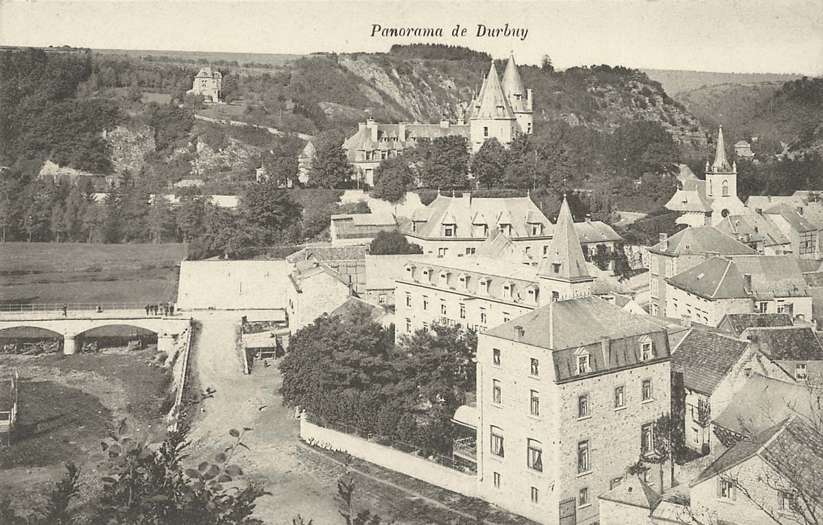 Durbuy. Panorama de Ville