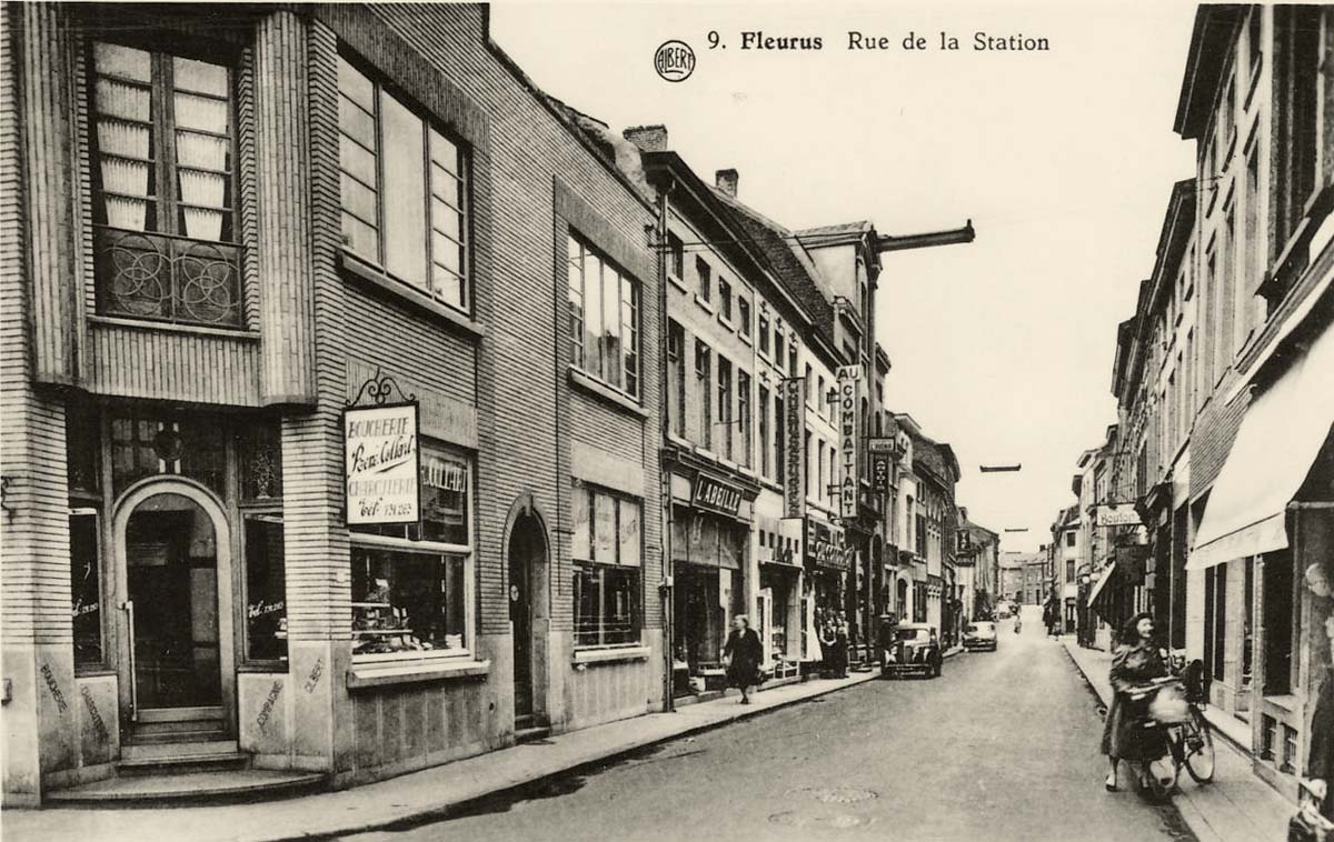 Fleurus. Rue de la Station