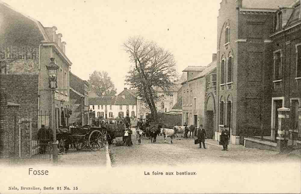 Fosses-la-Ville. La foire aux bestiaux
