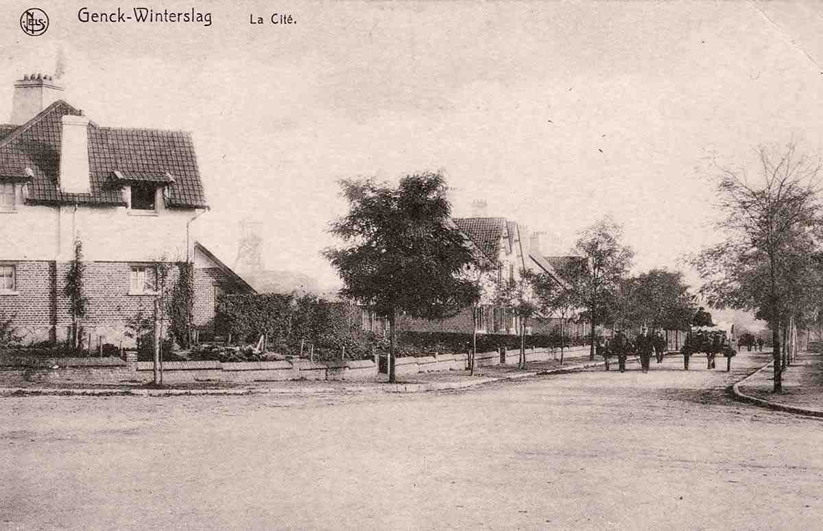 Genk. Winterslag - View to street