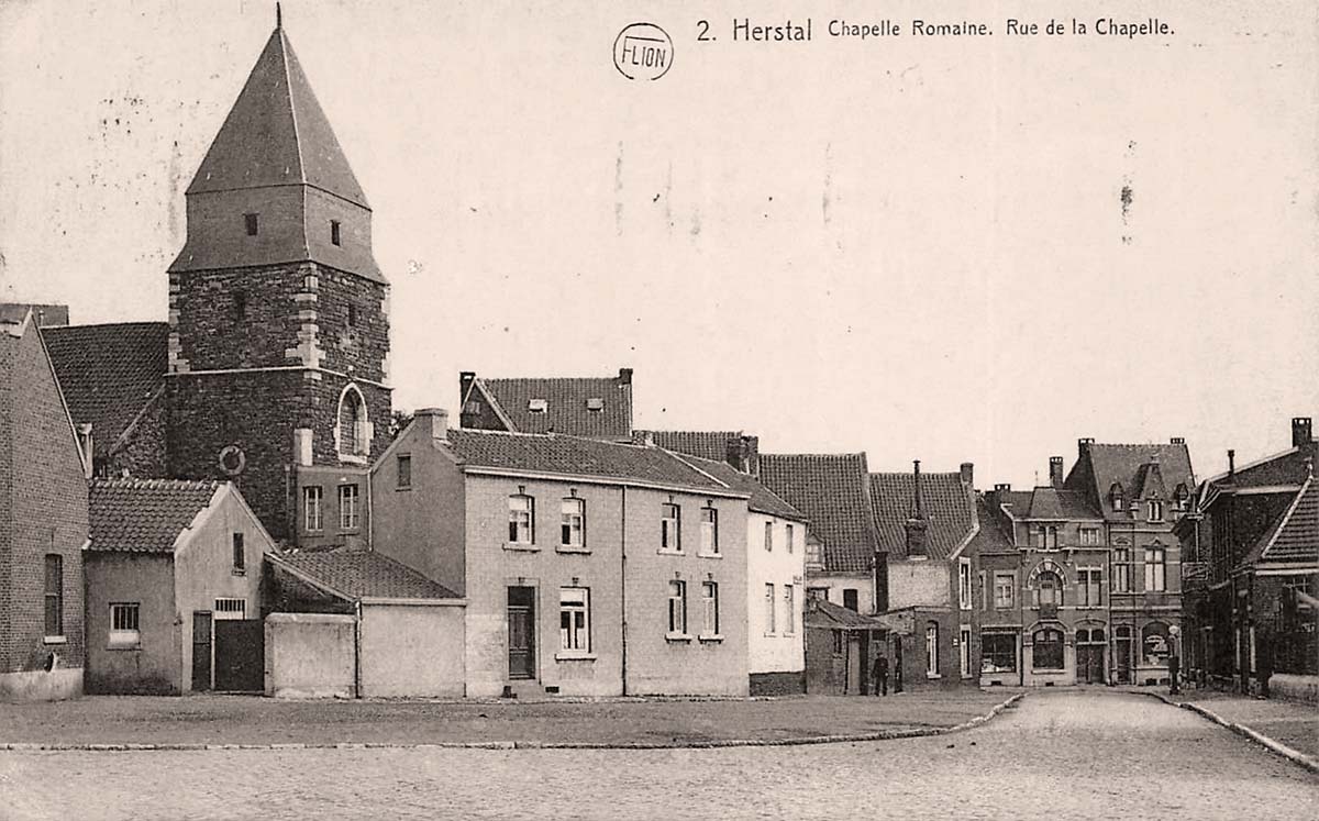 Herstal. Romanesque Chapel, Chapel Street, 1930