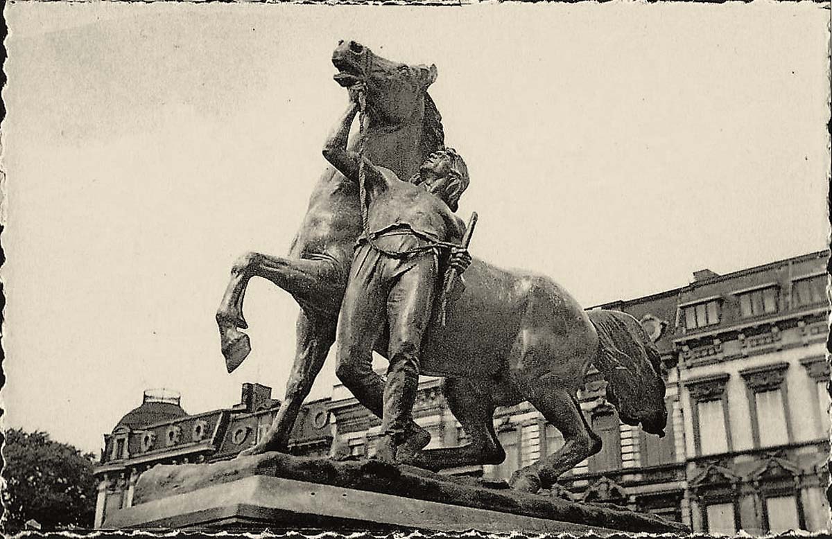 Liège. Les Terrasses d'Avroy - le cheval dompté de Tombay