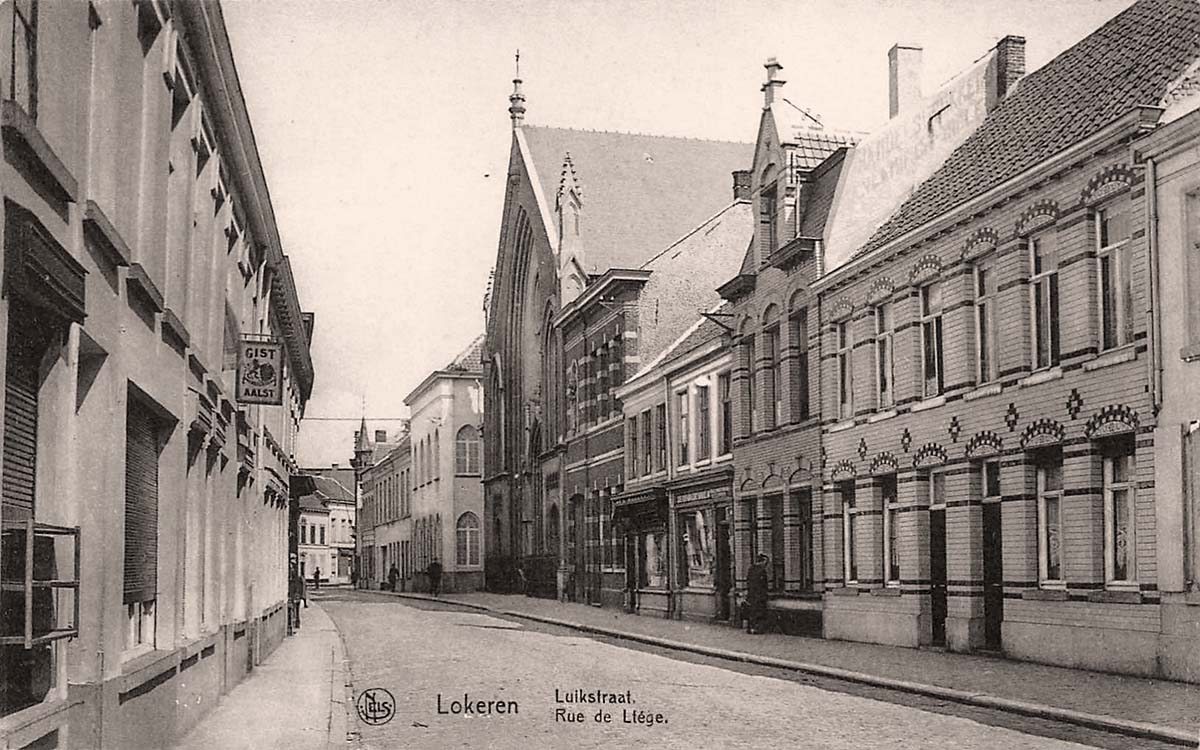 Lokeren. Liége street