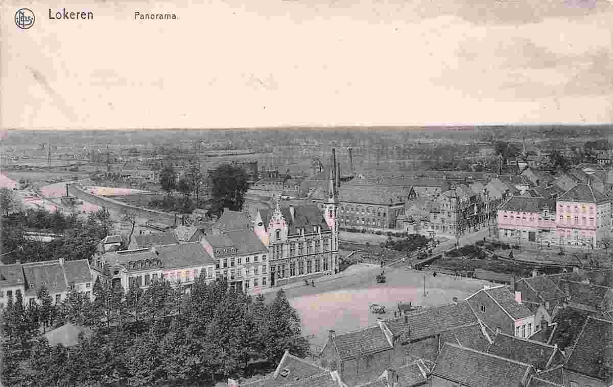 Lokeren. View to city