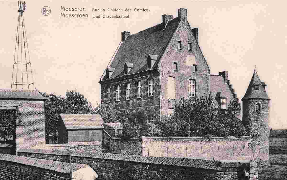 Mouscron. Former Castle of the Counts