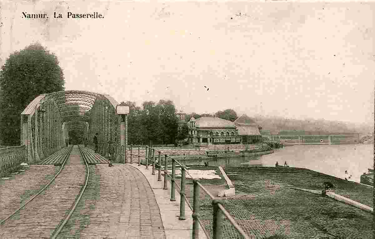 Namur. La Passerelle et Kursaal