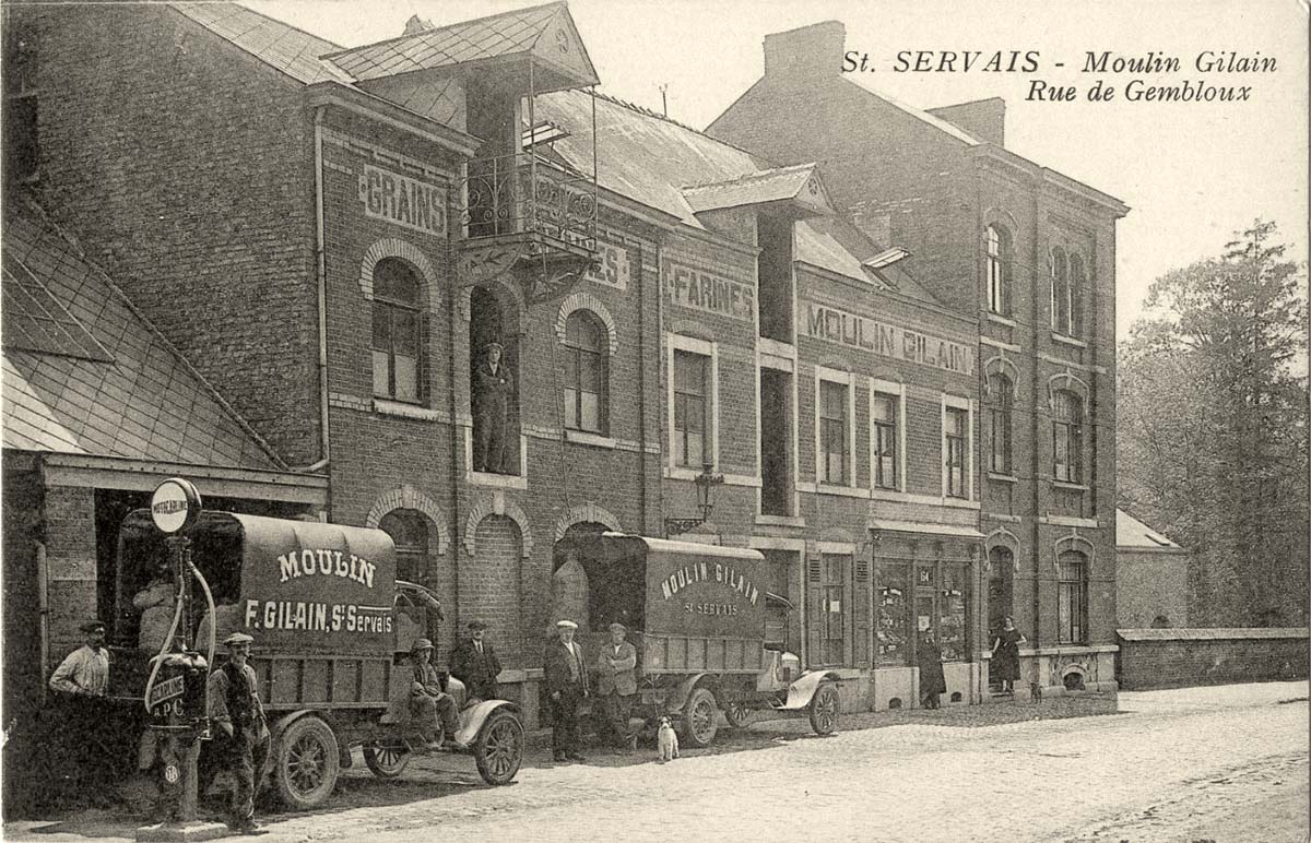 Namur (Namen). Saint-Servais - Moulin Gillain, rue de Gembloux