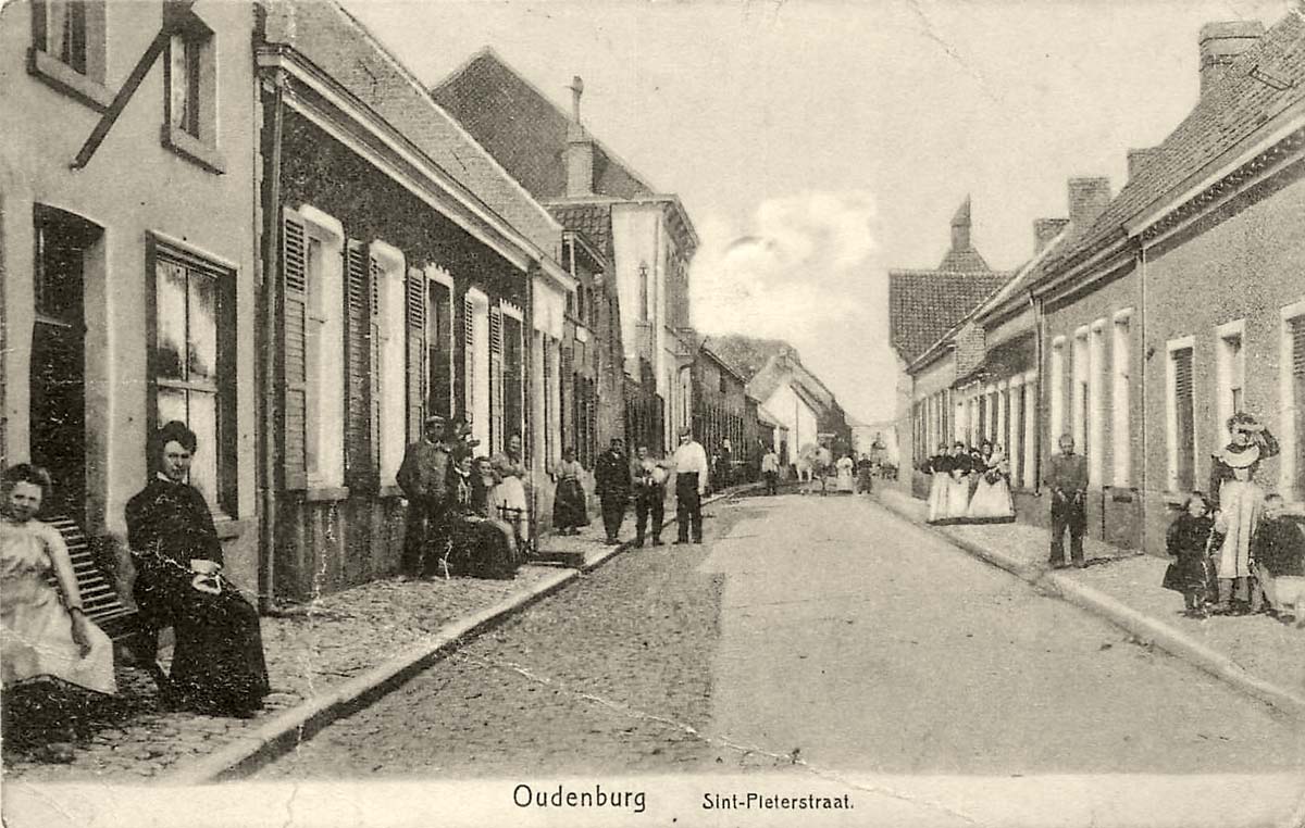 Oudenburg. Rue Saint-Pierre - Sint-Pieterstraat