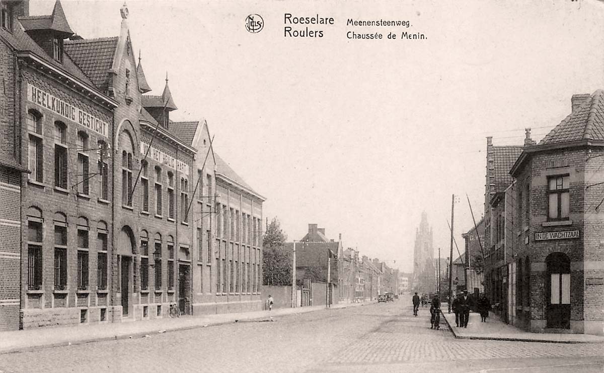 Roulers (Roeselare). Menin Causeway