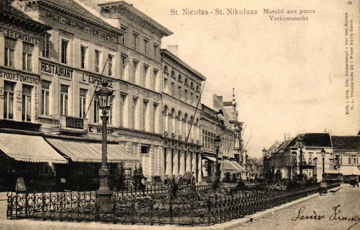 Saint-Nicolas. Pig Market