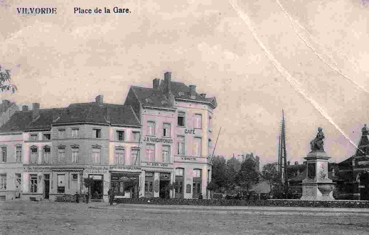 Vilvoorde. Station Square