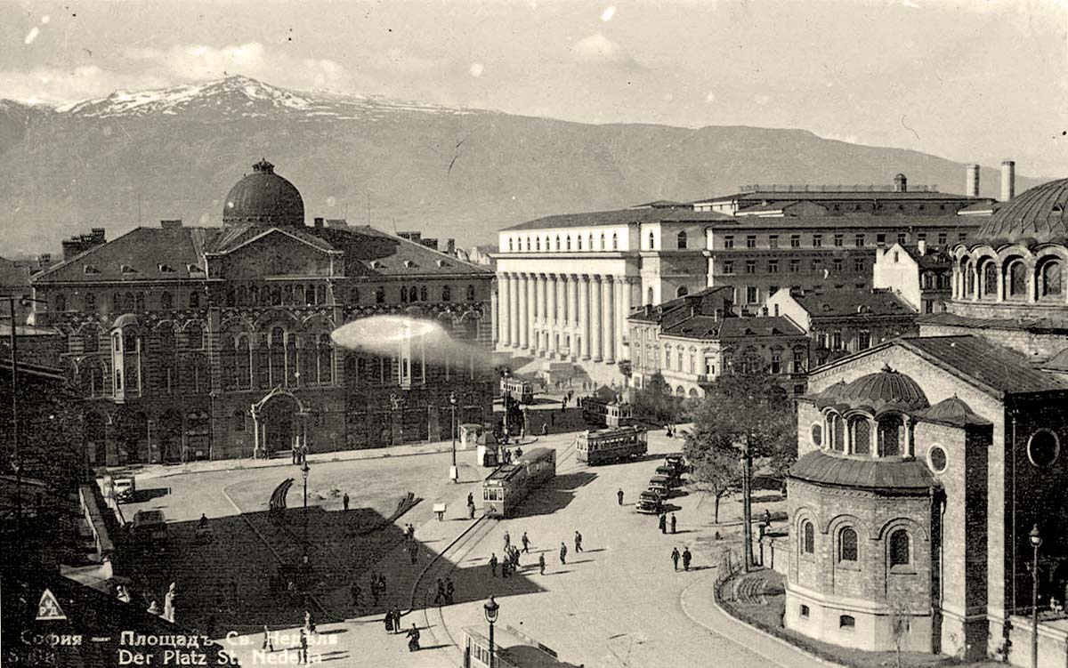 Sofia. Square Saint Week, circa 1935